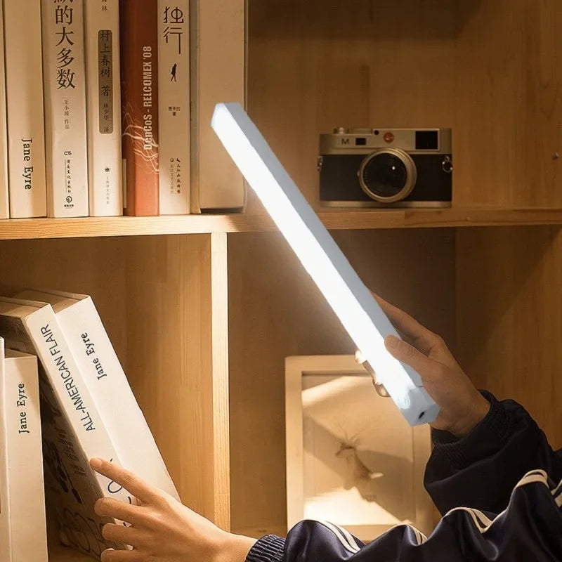 Rechargeable Motion Sensor Night Light Portable Cordless Magnetic Cabinet Lamp LED Bar Light Induction for Kitchen Bedside Led